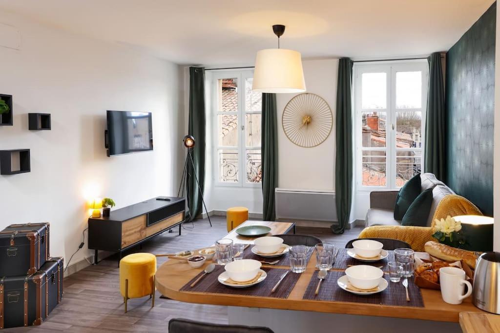 N3 Des Etudes Duplex Hypercentre Wifi Conciergeriedamecarcas Apartment Carcassonne Exterior photo